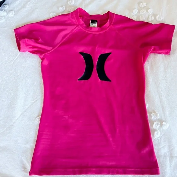 Pink Hurley Swim Rash Guard - Picture 2 of 3